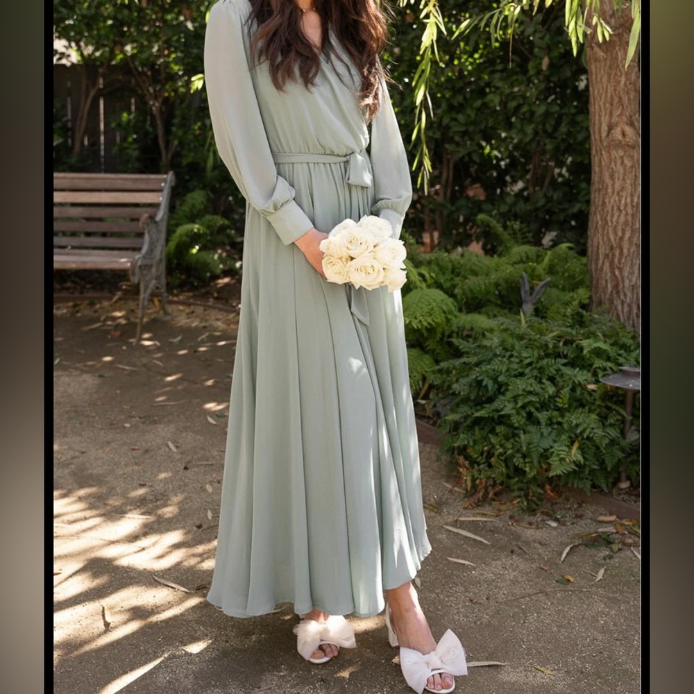 Ivy city andie dress sage